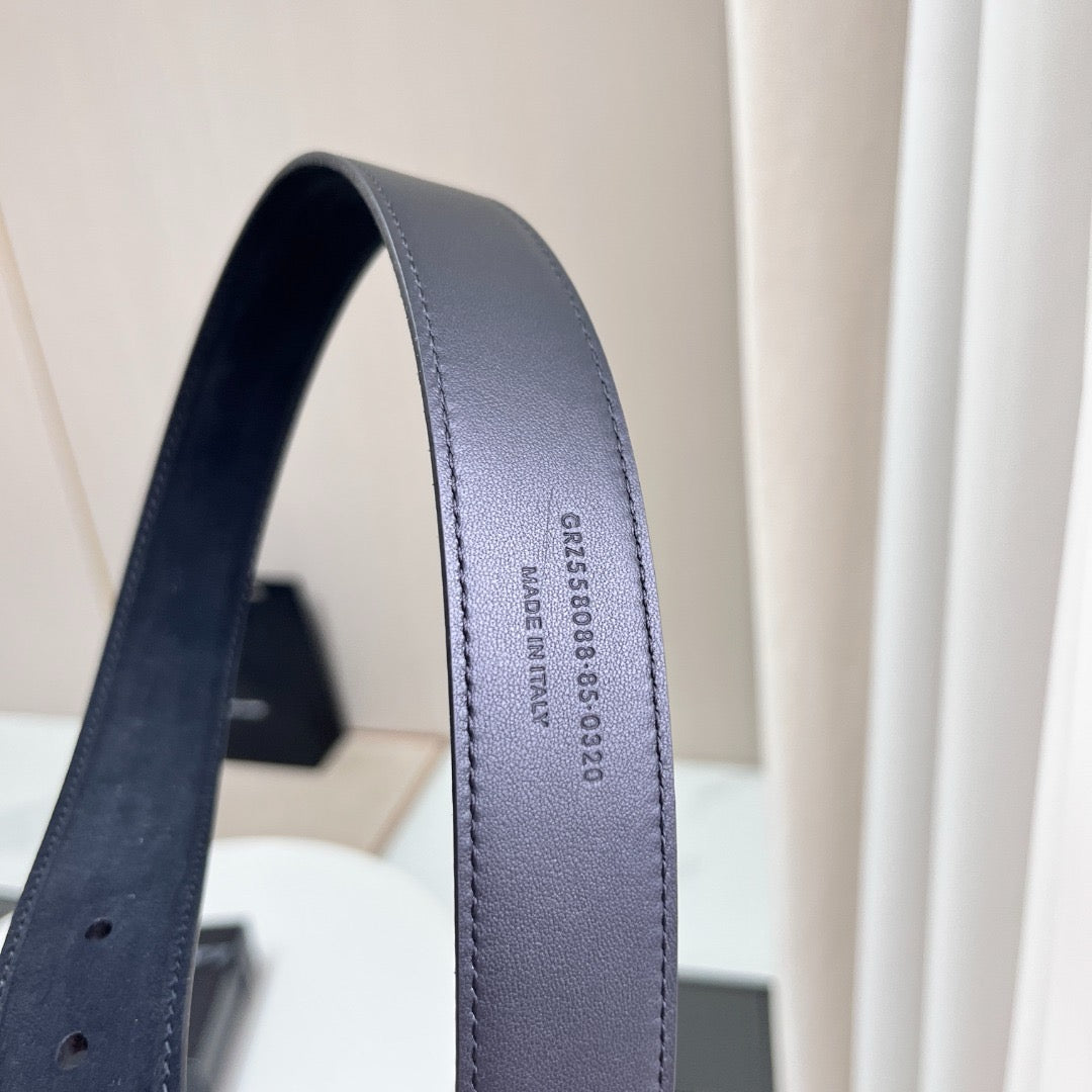 Saint Laurent Belts- Saint Laurent Belt 3 Cm Classic Everyday Designer Belt
