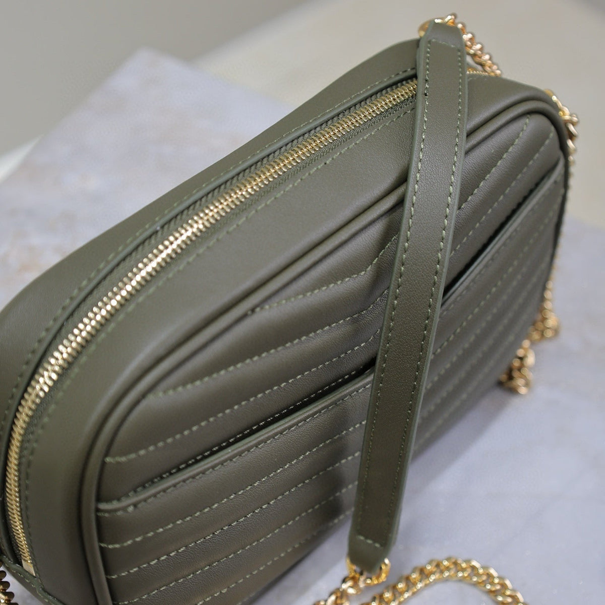 Saint Laurent Bags- Saint Laurent Lou Mini Bag Elegant Everyday Designer Handbag