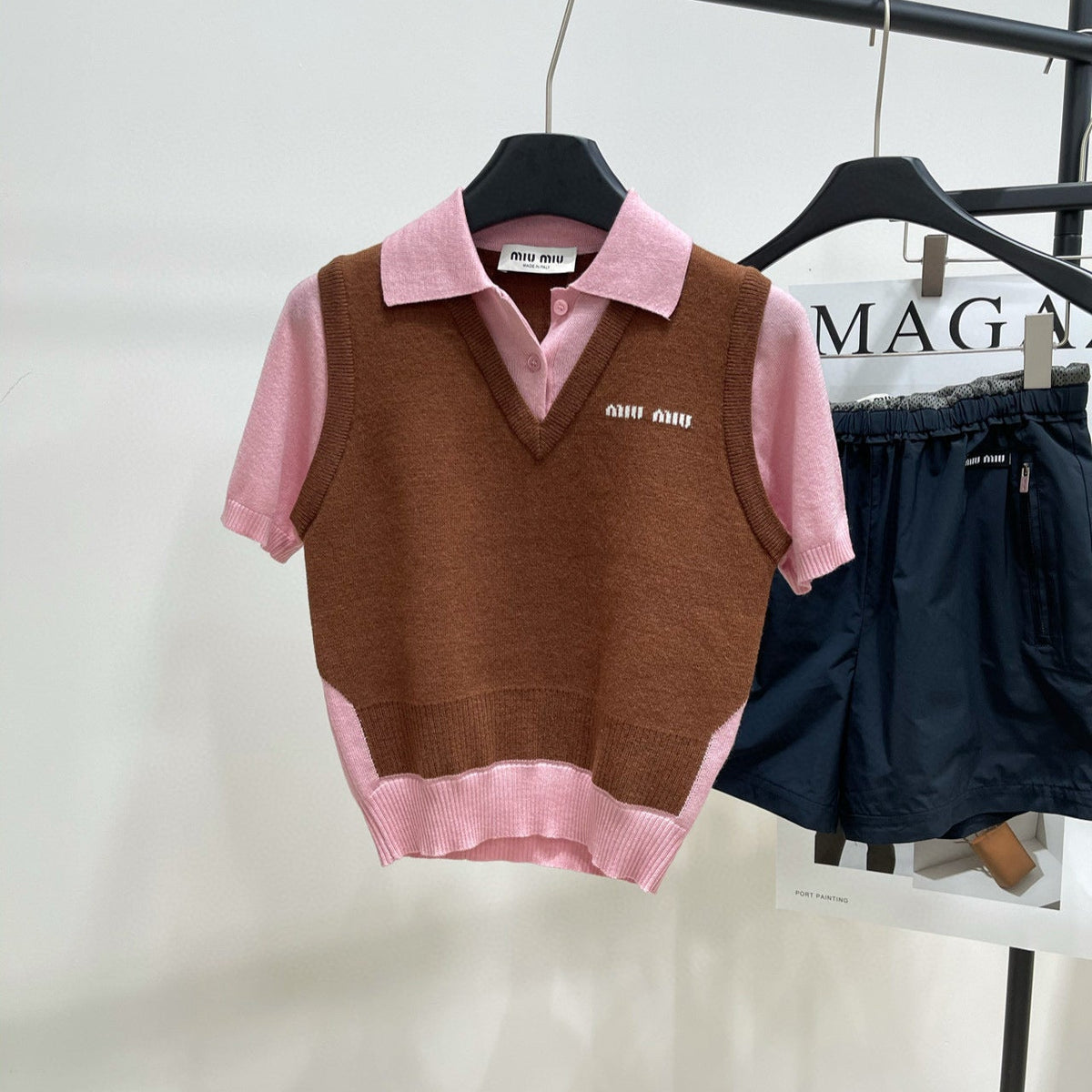 Polo Shirts- Miu M Polo Shirt Premium Everyday Polo Shirt