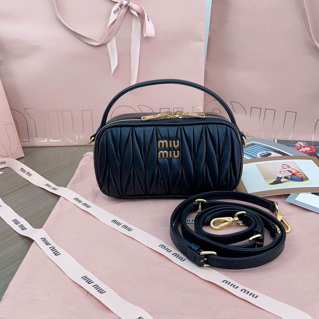 Bags- Miu M Matelasse Shoulder Bag Premium Designer Shoulder Bag
