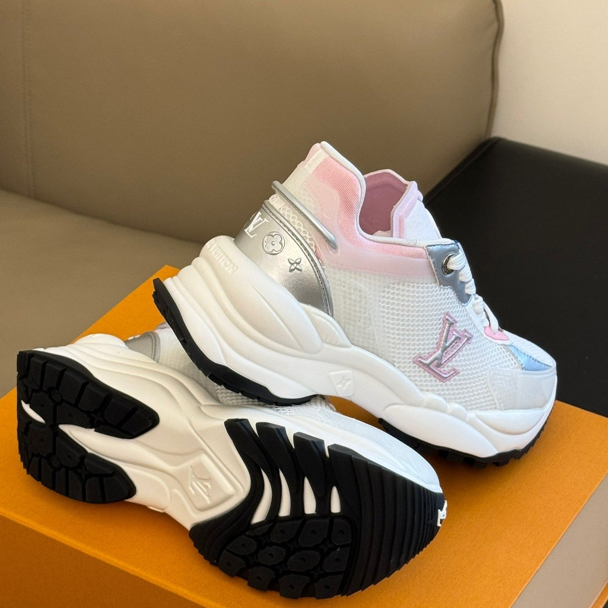Louis Vuitton Shoes- Louis Vuitton Lou Run 55 Trainers Luxury Lifestyle Designer Footwear