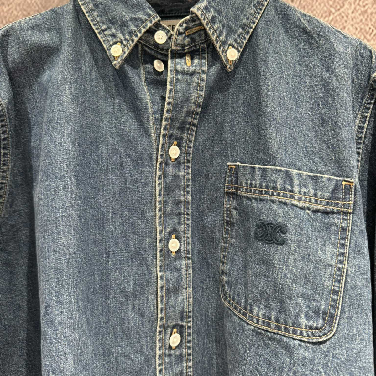 Tops- Miu M Denim Shirt Premium Designer Casual Top