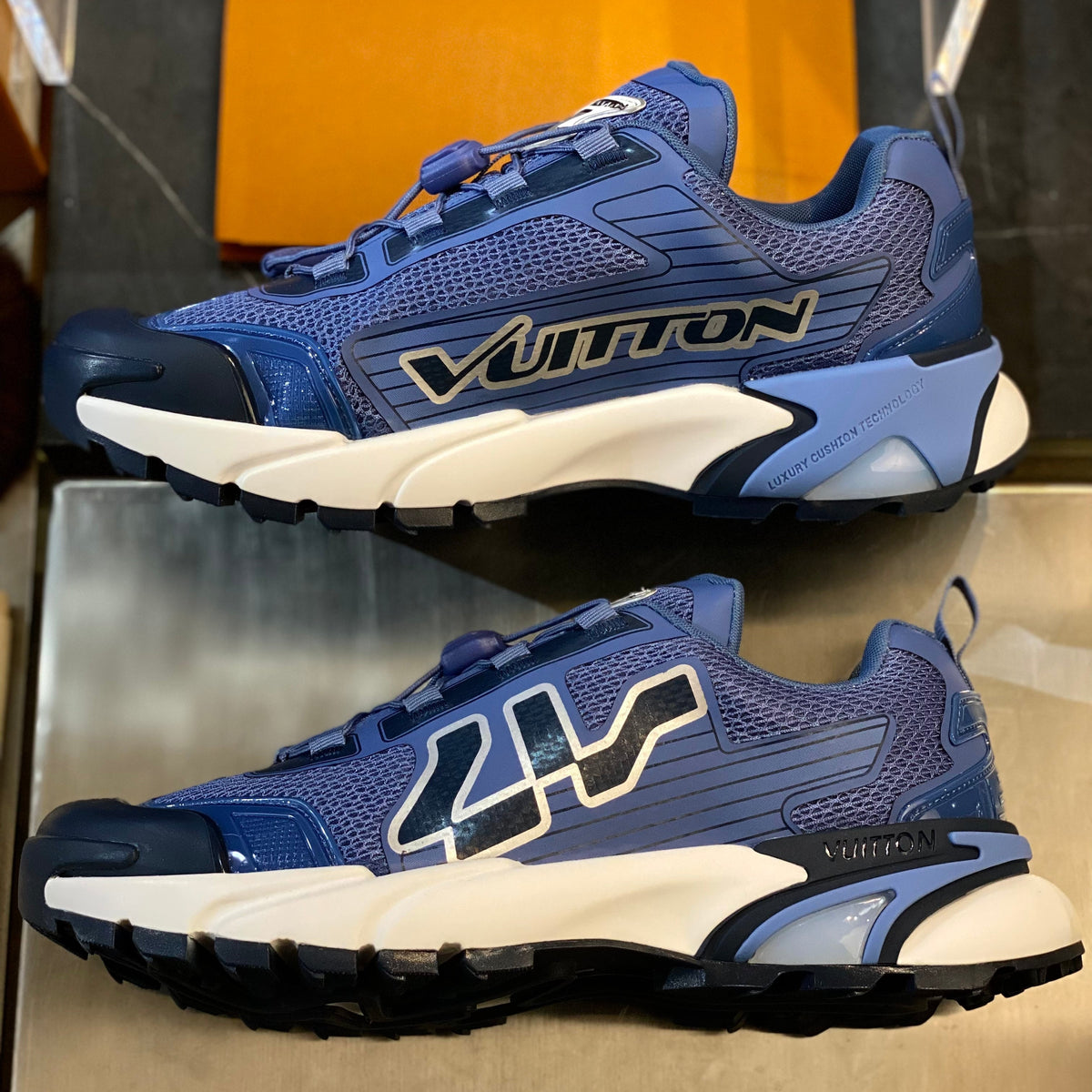 Louis Vuitton Shoes- Louis Vuitton Lou Runner Tatic Sneaker Premium Designer Casual Shoes
