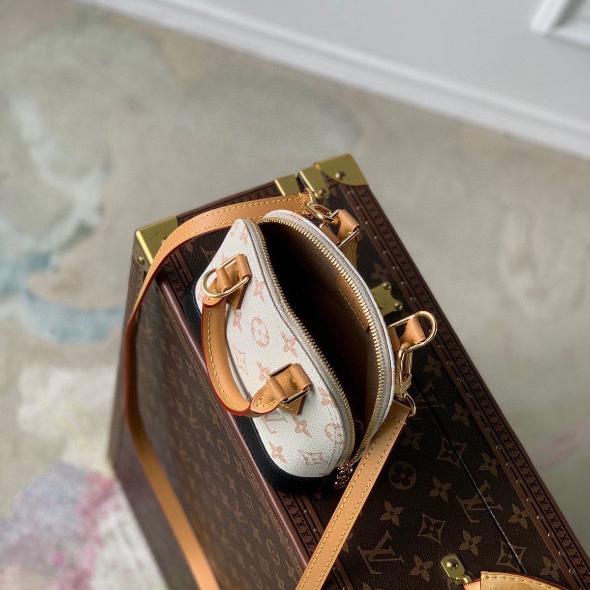 Louis Vuitton Bags- Louis Vuitton Lou Nano Alma Bag Luxury Designer Leather Handbag