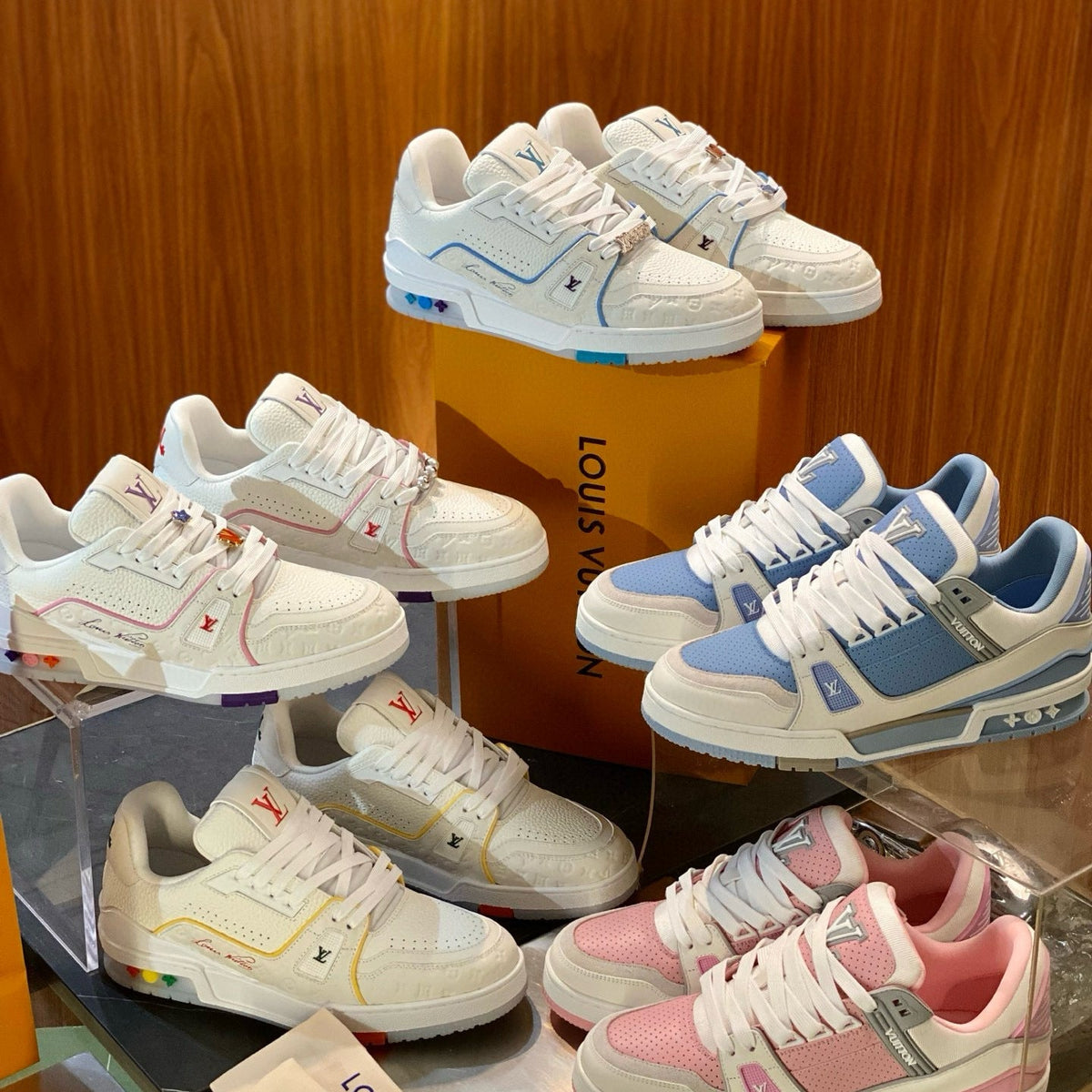 Velouxe Shoes?  Velouxe Lou Trainers Premium Designer Casual Shoes