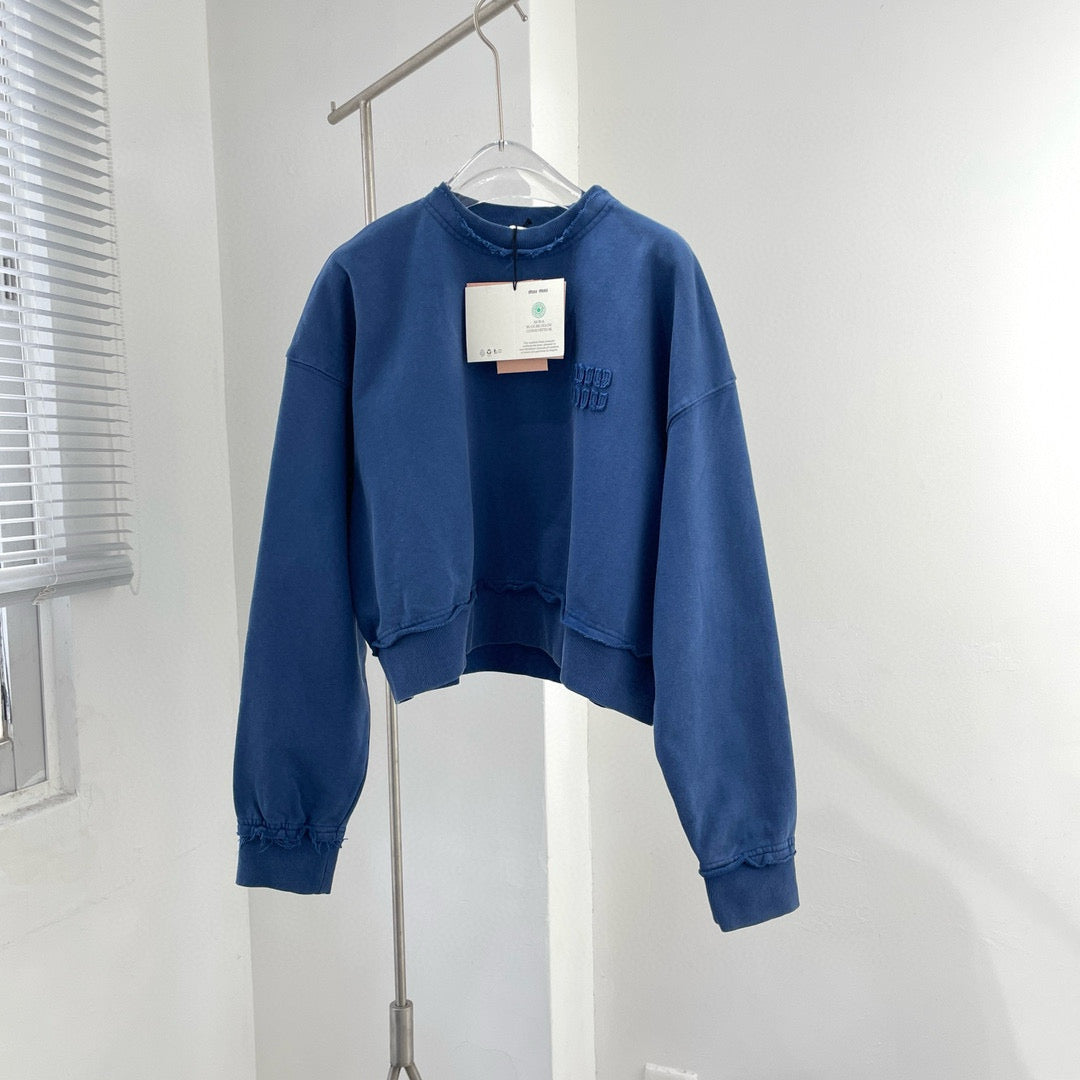 Hoodies- Miu M Sweatshirt Comfortable Luxury Streetwear Hoodie