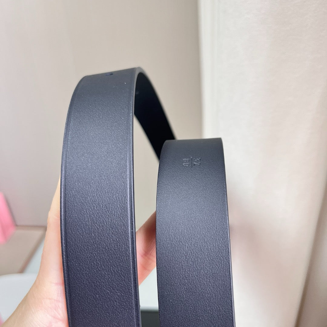 Belts- Miu M Belt 3 Cm Premium Leather Designer Belt