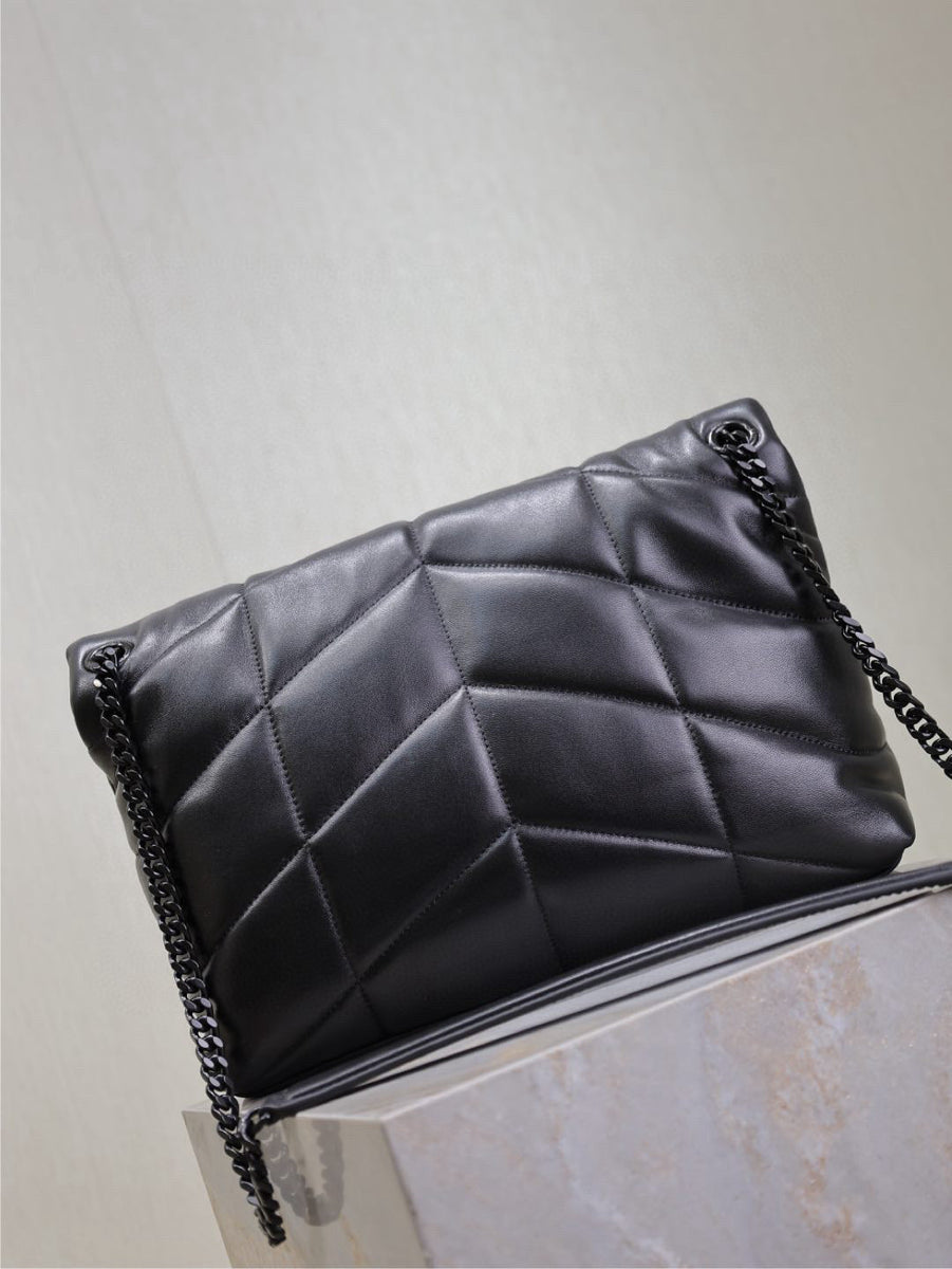 Saint Laurent Bags- Saint Laurent Loulou Medium Puffer Bag Elegant Everyday Designer Handbag