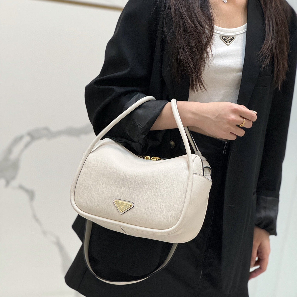 Bags- Pd Leather Handbag Premium Designer Shoulder Bag