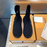 Louis Vuitton luxury shoes detail shot