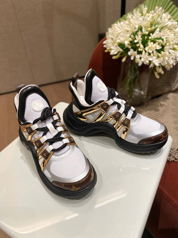 Louis Vuitton Beige Ankle Strap Heels - Sole Detail View