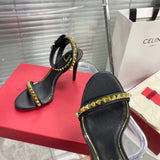 Close-up of Valentino Garavani shoes craftsmanship