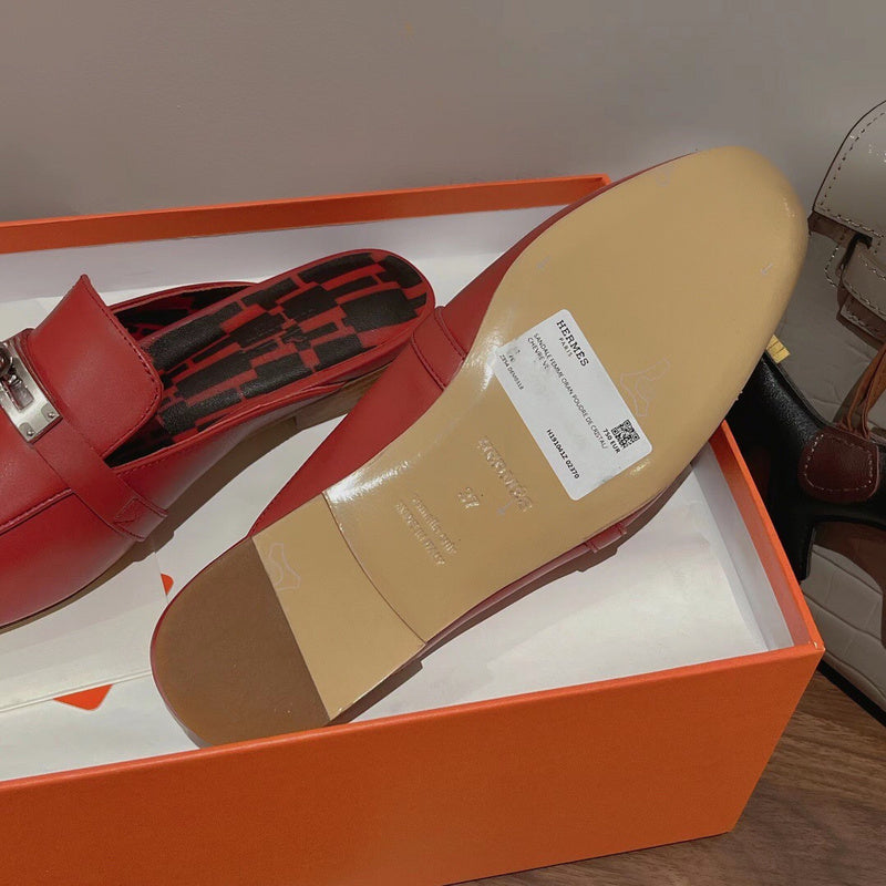 Hermes shoes Style 279 - top view showing design