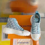 Louis Vuitton shoes Style 270 - close-up of classic monogram styling