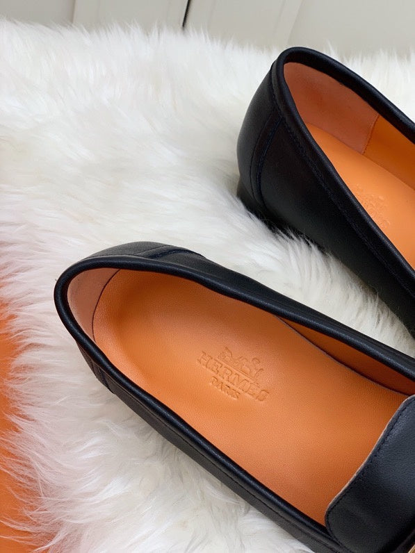 Hermès Tan Pointed-Toe Stiletto Heels - Lifestyle Styling Shot