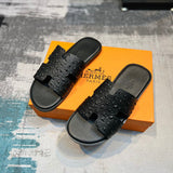 Hermès Tan High-Top Sneakers - Lifestyle Styling Shot