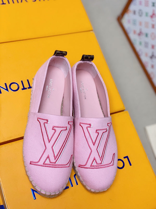 Louis Vuitton luxury shoes detail shot