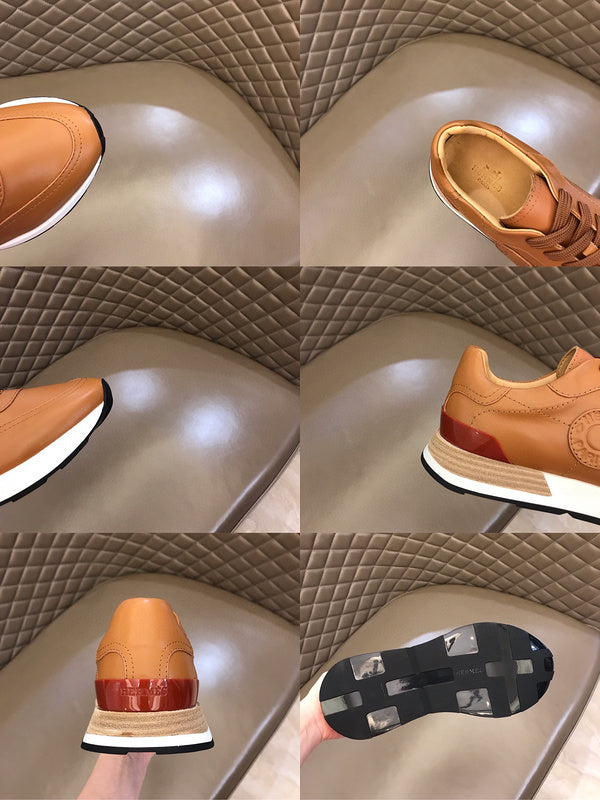 Hermès Nude Ankle Boots - Angled View