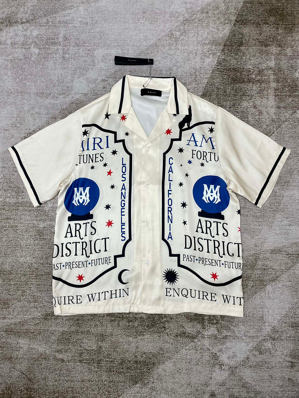 Amiri t-shirt front view designer style