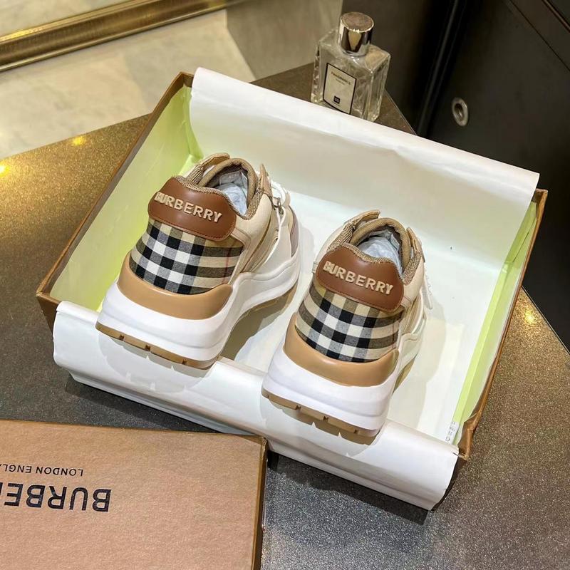 Burberry Tan Combat Boots - Lifestyle Styling Shot