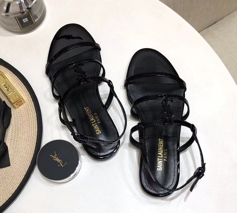 Saint Laurent luxury shoes detail shot