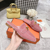 Hermes shoes Style 341 - texture and material detail