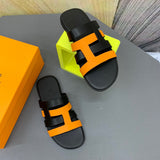Hermes shoes Style 002 - close-up of luxury comfort fit