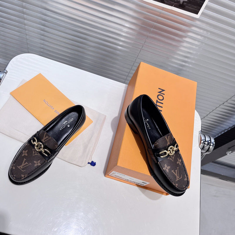 Louis Vuitton Burgundy Classic Ballet Flats - Lifestyle Styling Shot