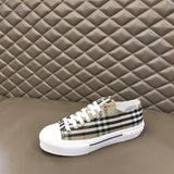 Burberry Beige Classic Ballet Flats - Heel Detail View