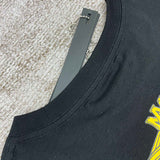 Close-up of Amiri t-shirt craftsmanship