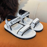 Louis Vuitton Nude Block Heel Pumps - Side Profile View