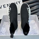 Givenchy Nude Ankle Boots - Back View
