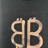 Close-up of Balenciaga designer clothing craftsmanship