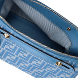 Close-up of Fendi shoulder bags hardware and fine stitching