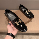 Hermes shoes Style 221 - top view showing design