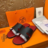 Hermès Chocolate Brown Block Heel Pumps - Full Silhouette View