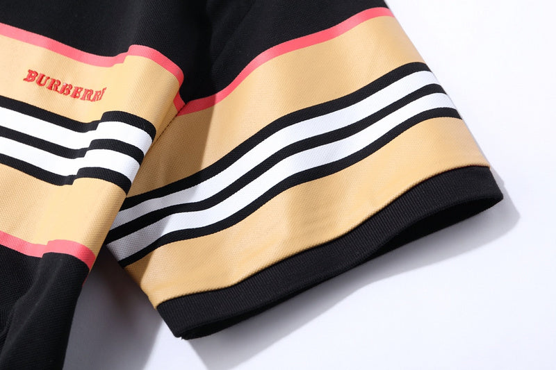 Burberry luxury t-shirt detail shot