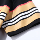Burberry luxury t-shirt detail shot