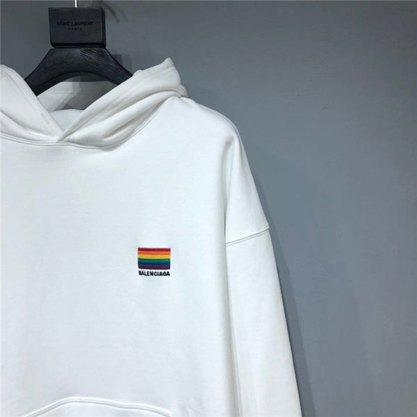 Close-up of Balenciaga designer clothing craftsmanship