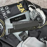 Amiri luxury t-shirt detail shot