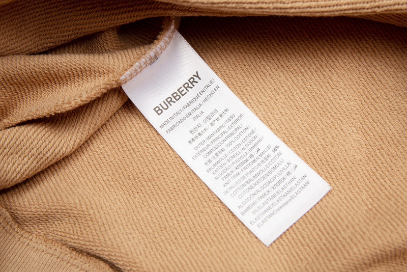 Close-up of Burberry designer clothing craftsmanship