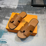 Hermès Beige Loafer Flats - Sole Detail View