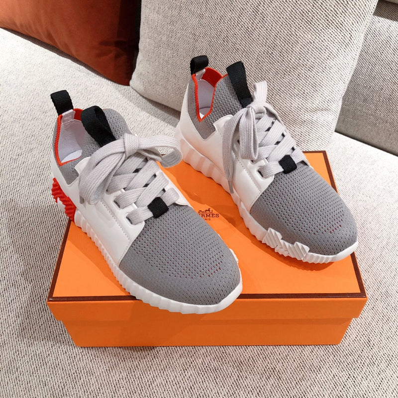 Hermès Nude Slip-On Sneakers - Back View