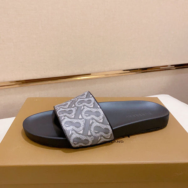 Burberry Beige Slip-On Sneakers - Side Profile View