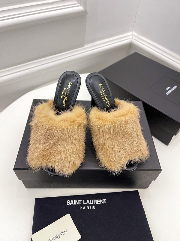 Saint Laurent luxury shoes detail shot