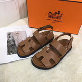 Hermès Chocolate Brown Slip-On Sneakers - Lifestyle Styling Shot