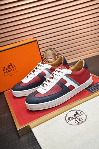 Hermès Beige Slip-On Sneakers - Front View