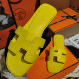 Hermes sandals Style 062 - front view, sleek modern silhouette