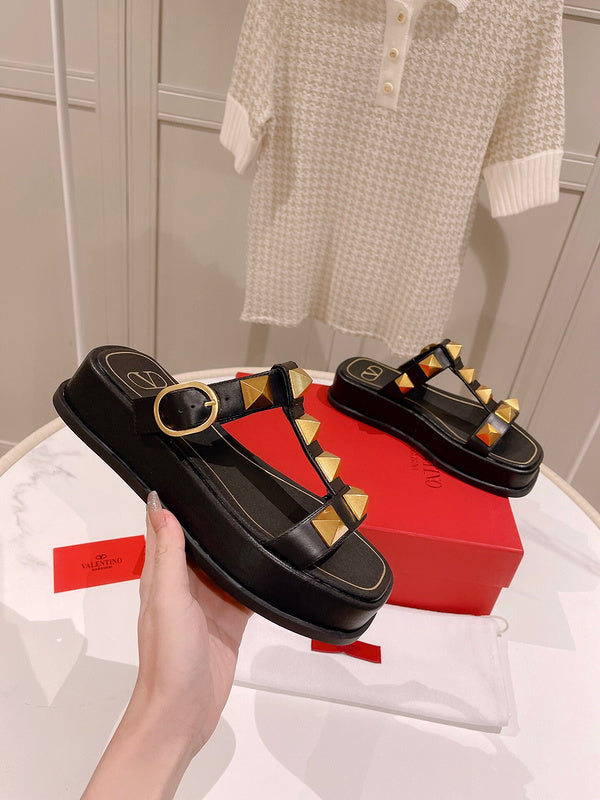 Valentino Garavani luxury shoes detail shot