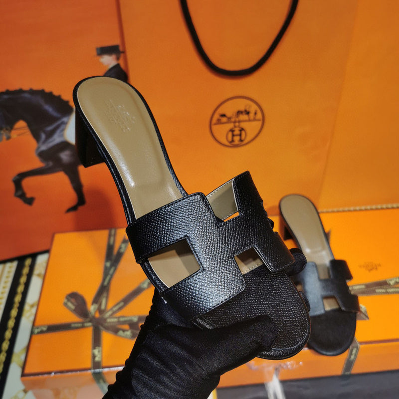 Hermès White Crisscross Strap Sandals - Front View